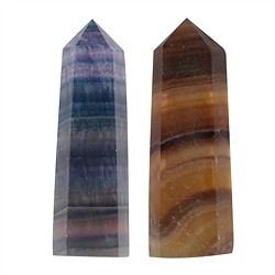 0507213005 Obelisk fluorite (six-sided), 8.0 - 9.0 cm | wholesaler gems & healing stones
