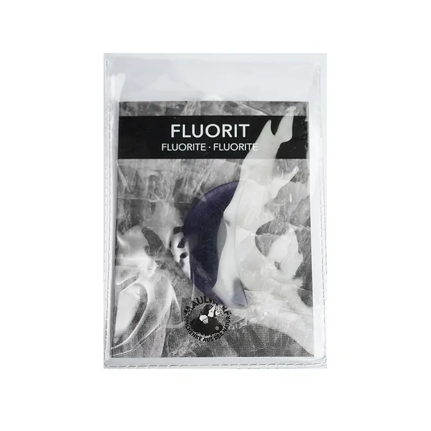 Moon, fluorite, 5.0cm, with insert in pouch | wholesaler gems & healing stones