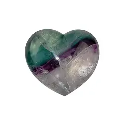0507220451 Puffy heart, fluorite, 4.5 cm | minerals trade - gems, healing stones & jewelry