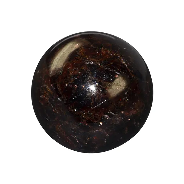 Massage ball garnet (Almandine) in gift box, 04cm | Marco Schreier