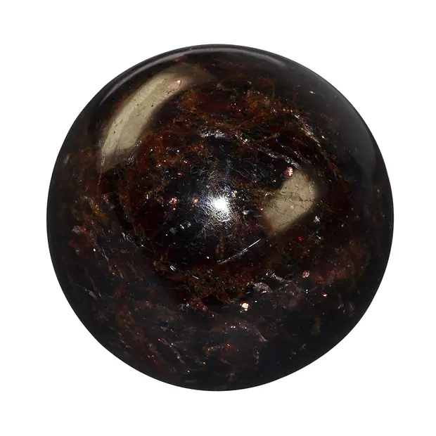 Sfera da massaggio in granato (Almandino) in confezione regalo, 05,5 cm | Marco Schreier