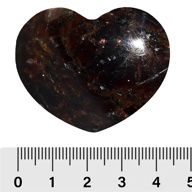 Hearts garnet (Almandine), 4,5 x 4,0cm (15 pcs./ PU) | Marco Schreier