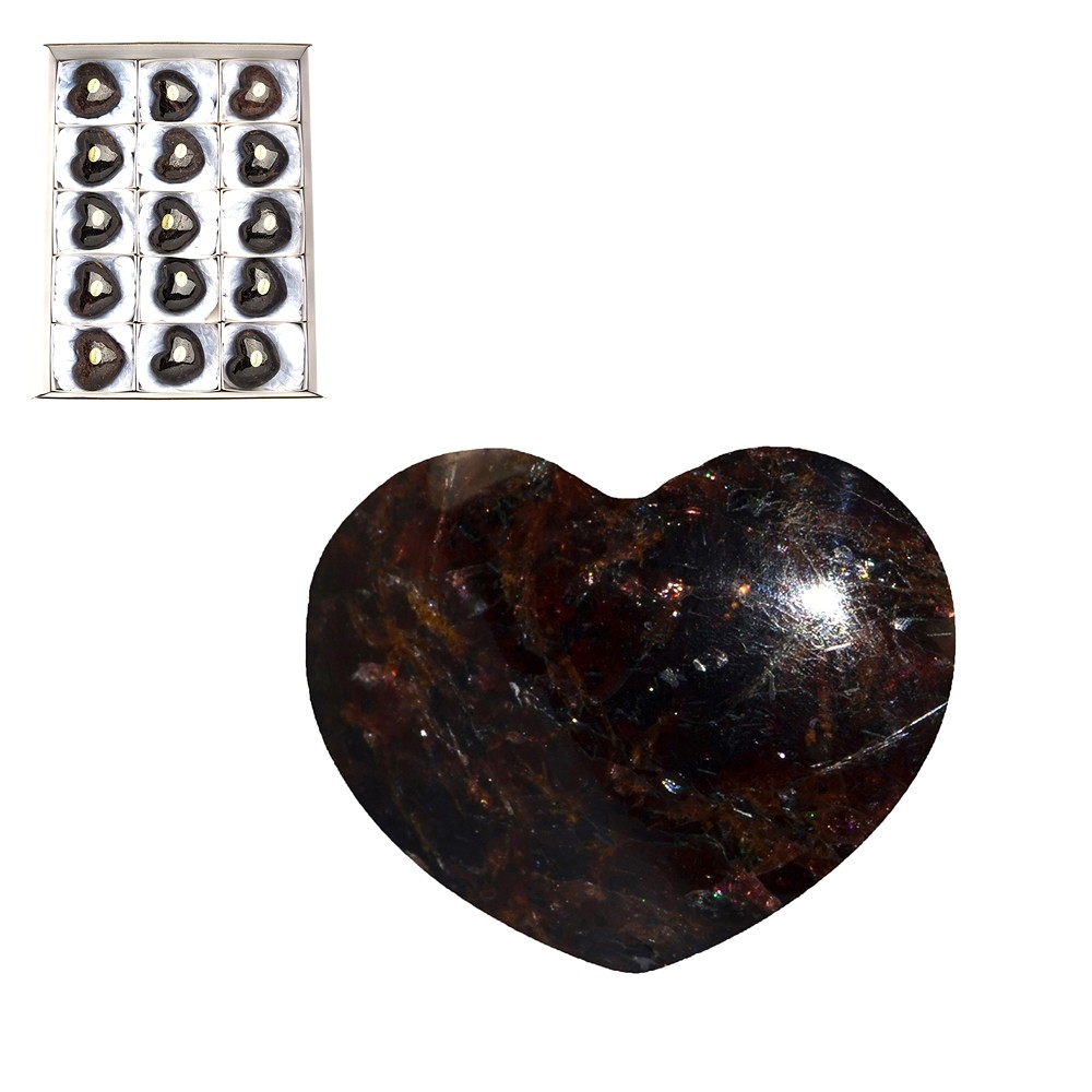 Herzen Granat (Almandin), 4,5 x 4,0cm (15 St./VE) | Marco Schreier