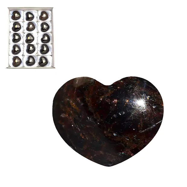 Cuori di granato (Almandino), 4,5 x 4,0cm (15 pz./ UC) | Marco Schreier