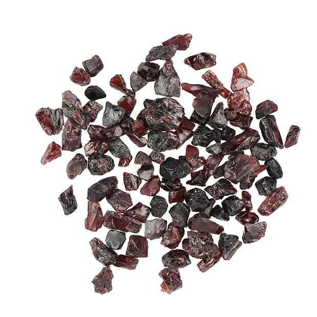 Rohsteine Granat, teilpoliert (100g/VE) | GH Edelsteine, Heilsteine & Schmuck