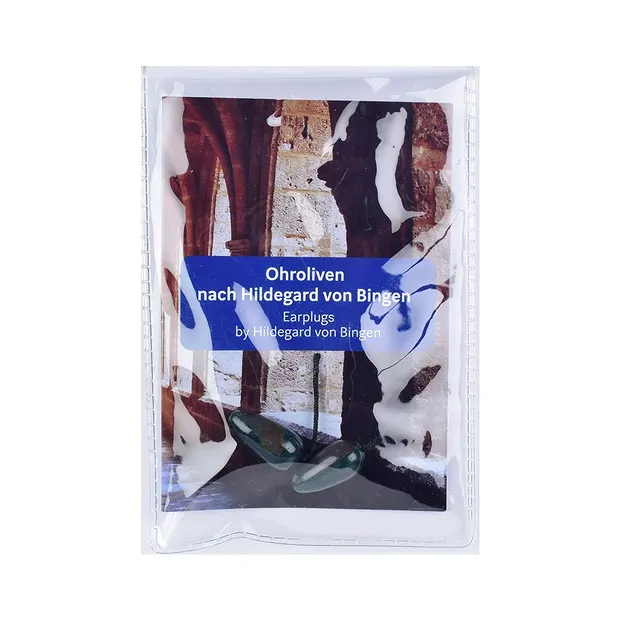 Ohr-Oliven Heliotrop, mit Infoblatt, in Pouch | Edelsteine, Heilsteine & Schmuck