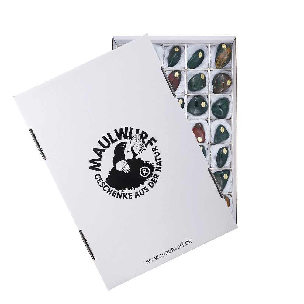 Trommelsteine Heliotrop, 4,5 - 5,0cm (35 St./VE) | Marco Schreier