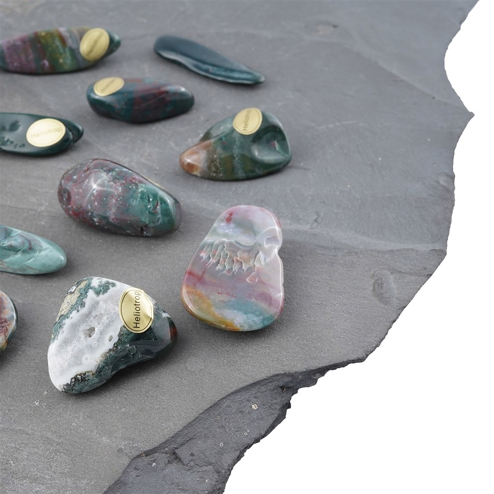 Piedras rodadas Heliotropo, 3.5 - 4cm (54 unid./VE) | Marco Schreier