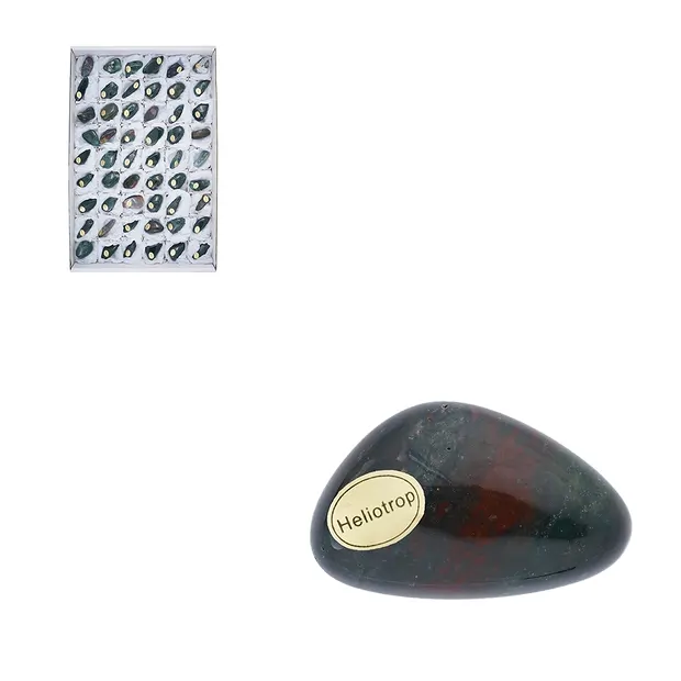 Pietre burattate Eliotropio, 3,5 - 4cm (54 pz./ UC) | Marco Schreier