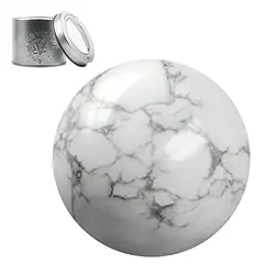 0509101042 Magnesite massage ball, 4.0 cm, in gift box | wholesaler gems & healing stones
