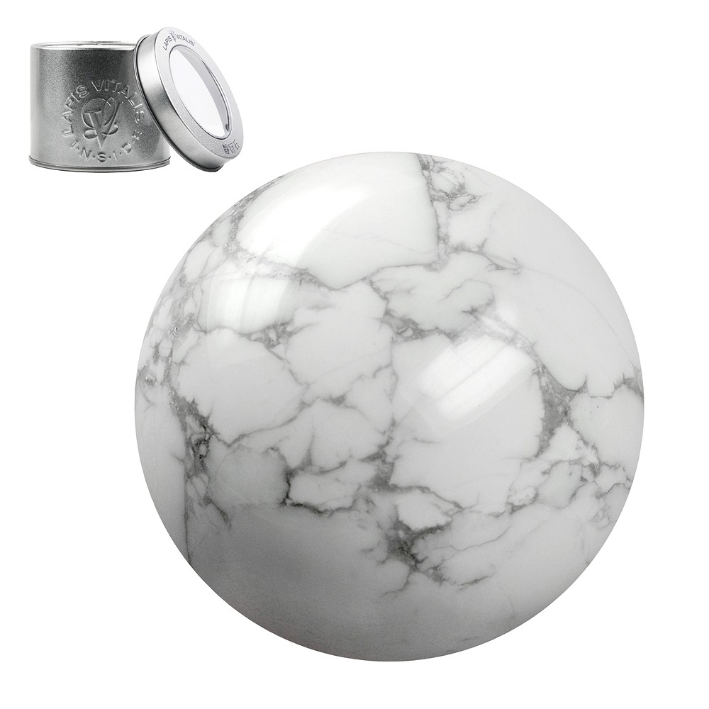 Massage-Kugel Magnesit, 4,0cm, in Geschenkdose | Marco Schreier