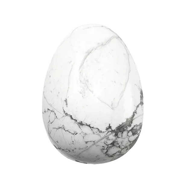 Oeuf Magnésite, 4,8cm | Pierres précieuses, pierres thérapeutiques & bijoux