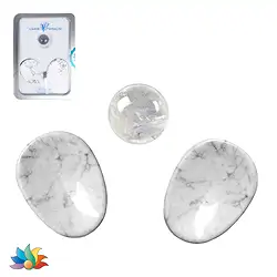 0509112092 Augenstein-Set Magnesit (Gelassenheit) | Edelsteine, Heilsteine & Schmuck-Handel