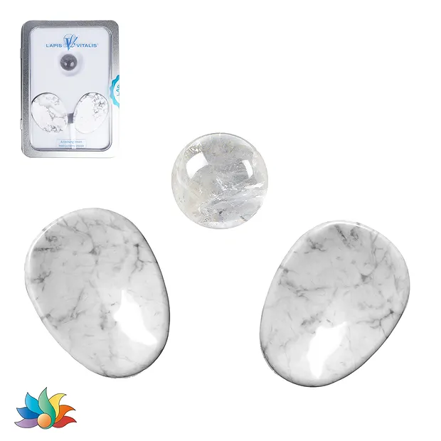 Set di pietre occhio in Magnesite (serenità) | grossista gemme e pietre curative
