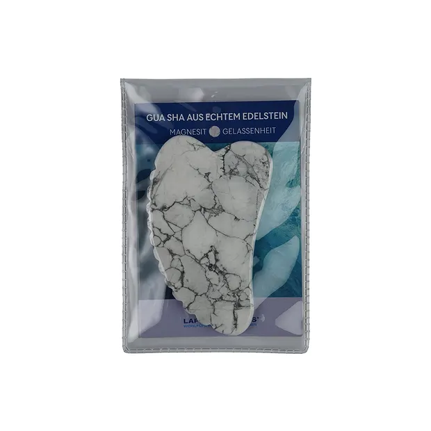 Magnesita Gua Sha con dientes | piedras preciosas, piedras curativas y joyería