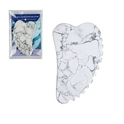 0509112114 Magnesite Gua Sha con denti | gemme, pietre curative e gioielli all'ingrosso