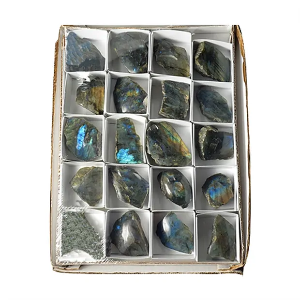 Anschliffe Labradorit, 05 - 07cm (20 St./VE) | Edelsteine, Heilsteine & Schmuck