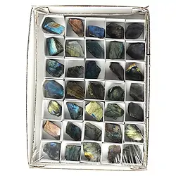 0510308035 Labradorite Taglio, 04 - 06 cm (35 pz./ UC) | grossista gemme e pietre curative
