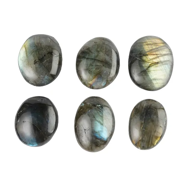 Piattino a mano in labradorite 2,7 - 3,6 cm (6 pz./ UC) | Marco Schreier