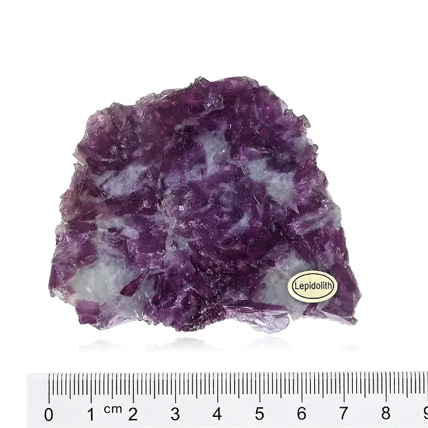 Lepidolite slabs, 7.0 - 8.0 cm (12 pcs/PU) | wholesaler gems & healing stones