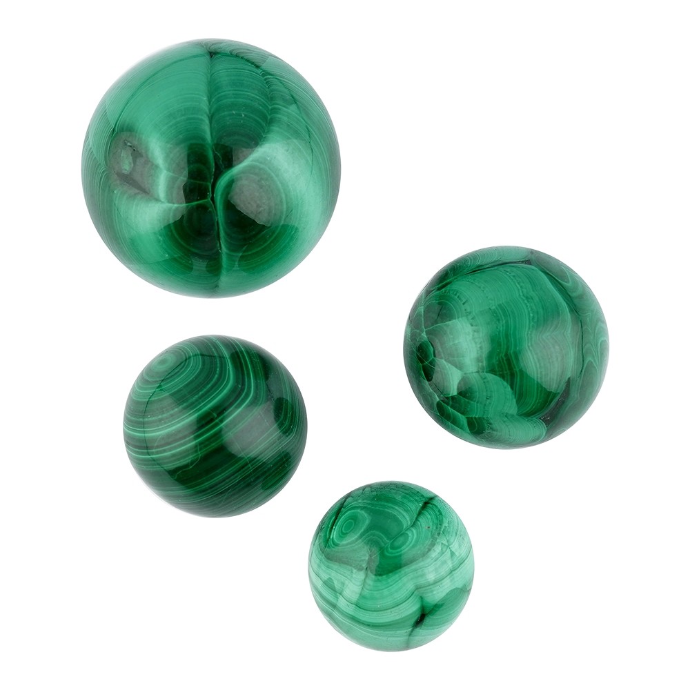 Malachite beads, 2.0 - 2.6cm (100g/ PU) | wholesaler gems & healing stones