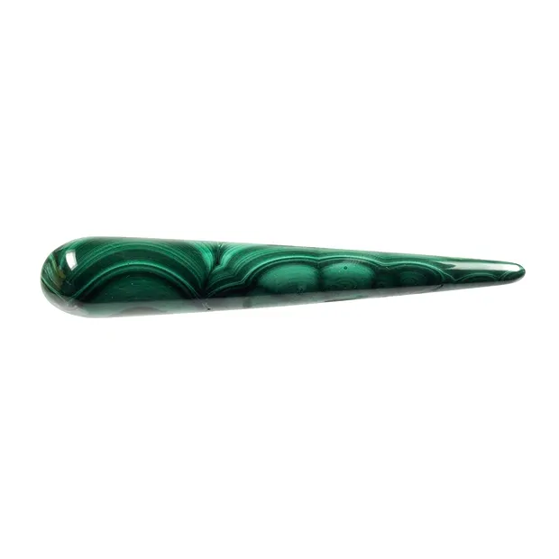 Massage stylus Malachite (stab.) | wholesaler gems, healing stones & jewelry