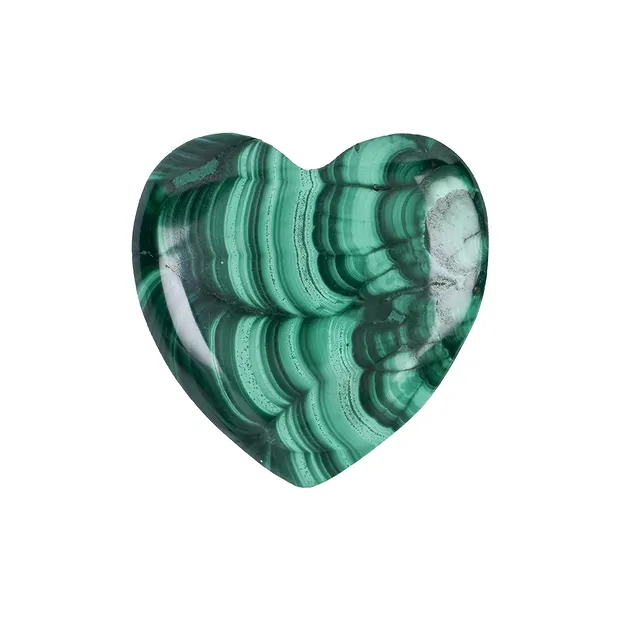 Herz Malachit (stab.), 3,0cm | Mineralienhandel Edelsteine, Heilsteine & Schmuck