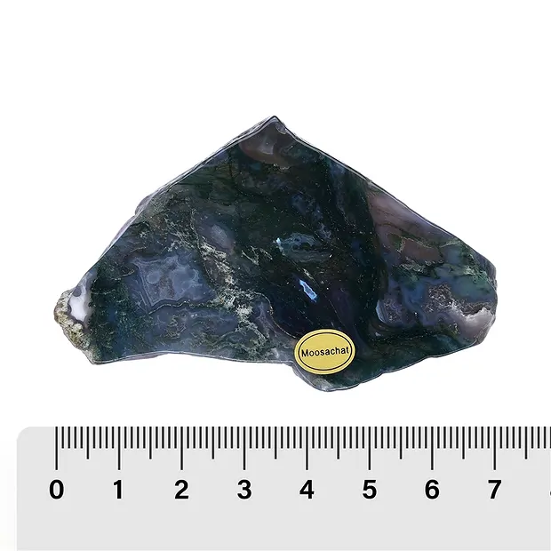 Slabs Moss Agate, 05 - 10cm (12 pcs./ PU) | wholesaler gems & healing stones