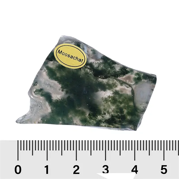 Platten Moosachat, 03 - 04,5cm (35 St./VE) | GH Edelsteine, Heilsteine & Schmuck