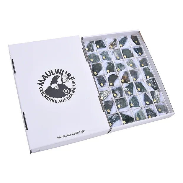 Placas de Ágata musgo, 03 - 04.5cm (35 unid./VE) | Marco Schreier