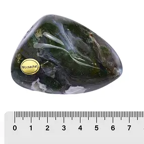 Tumbled Stones Moss Agate, 5,5 - 7,5cm (54 pcs./ PU) | Marco Schreier