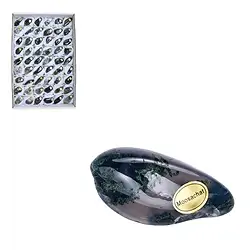 0511453054 Pietre burattate Agata muschiata, 3,5 - 4,5 cm (54 pz./ UC) | Marco Schreier