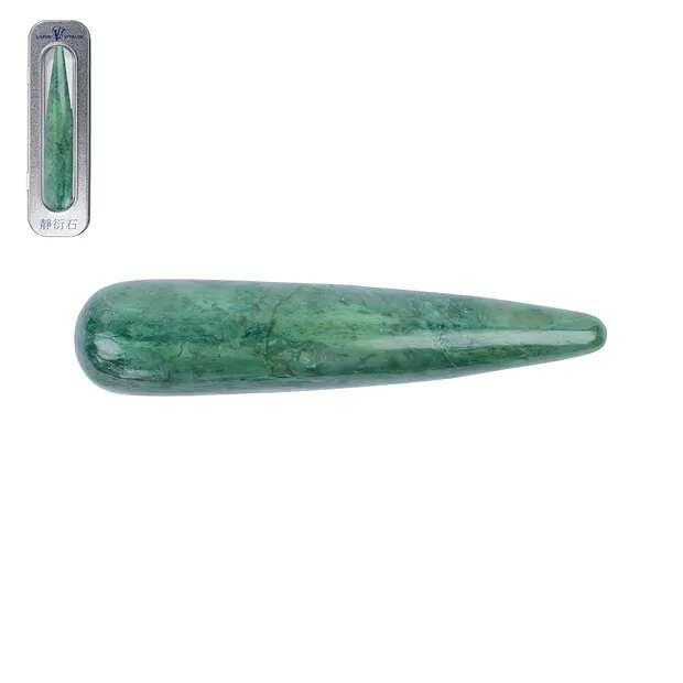 Massage stylus Prase thick, in gift box | wholesaler gems & healing stones