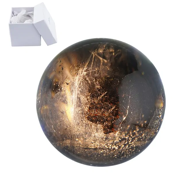Massage-Kugel Rauchquarz, 4,0cm, in Geschenkschachtel | Marco Schreier
