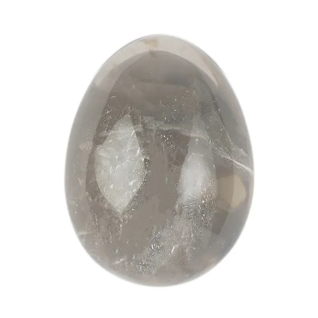 Cuarzo ahumado huevo, 6,0cm | piedras preciosas, piedras curativas y joyería