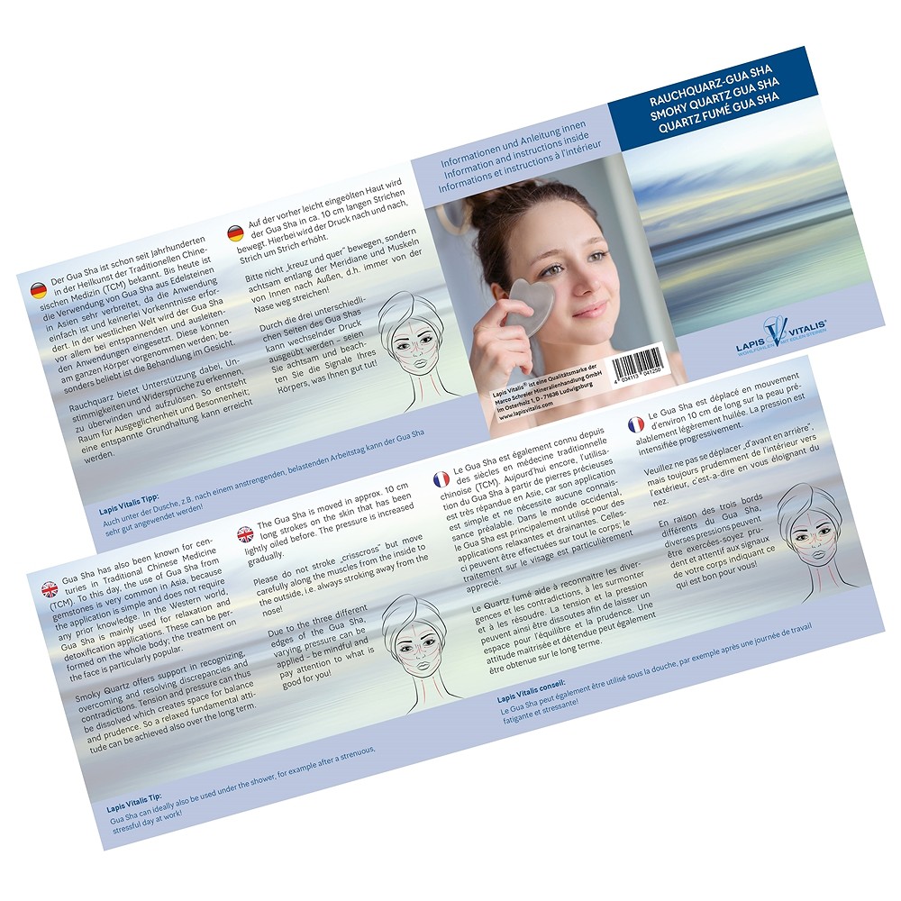 Gua Sha Rauchquarz | Marco Schreier Großhändler Edelsteine, Heilsteine & Schmuck