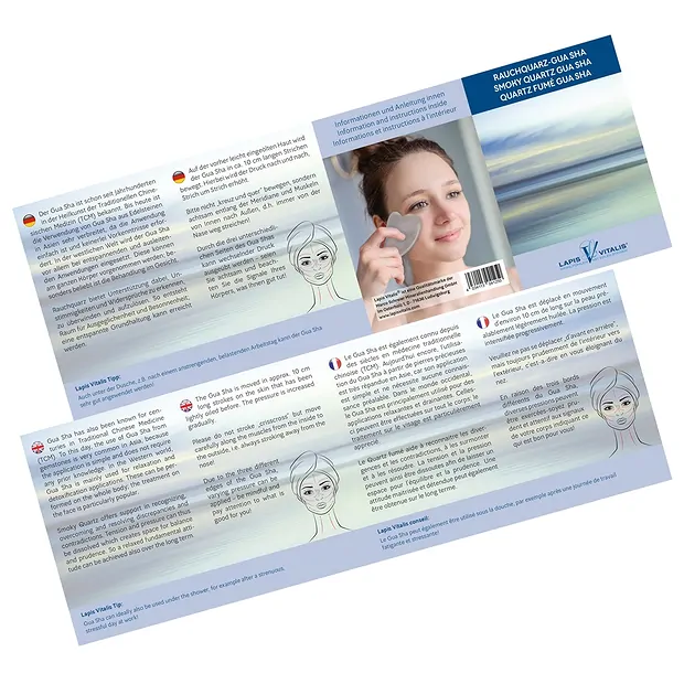 Gua Sha Quarzo fumé | Schreier - grossista di gemme, pietre curative e gioielli