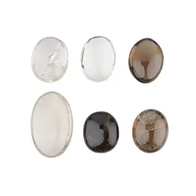 Small Palmstone Smoky Quartz (6 pcs./ PU) | wholesaler gems & healing stones