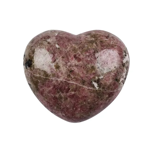 Cuore bulboso, Rodonite, 4,5 cm | gemme, pietre curative e gioielli all'ingrosso