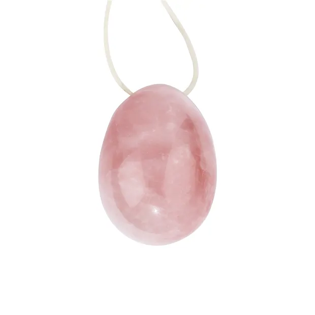 Yoni-Ei Rosenquarz, 3,5cm (klein) | Großhändler Edelsteine, Heilsteine & Schmuck