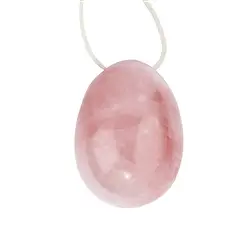 0513302027 Yoni Egg Rose Quartz, 4.0cm (medium) | wholesaler gems, healing stones & jewelry