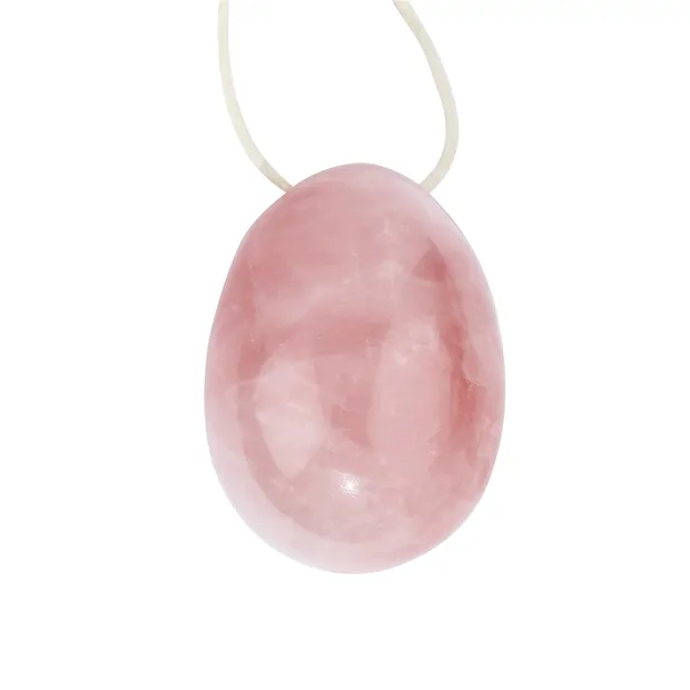 Yoni-Ei Rosenquarz, 4,0cm (mittel) | Großhandel Edelsteine, Heilsteine & Schmuck