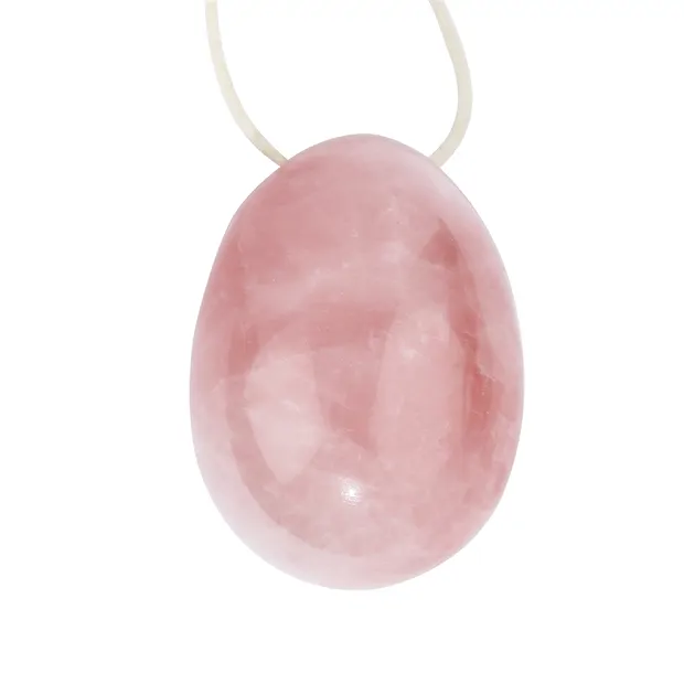 Huevo de Yoni cuarzo rosa, 5.0cm (grande) | Marco Schreier
