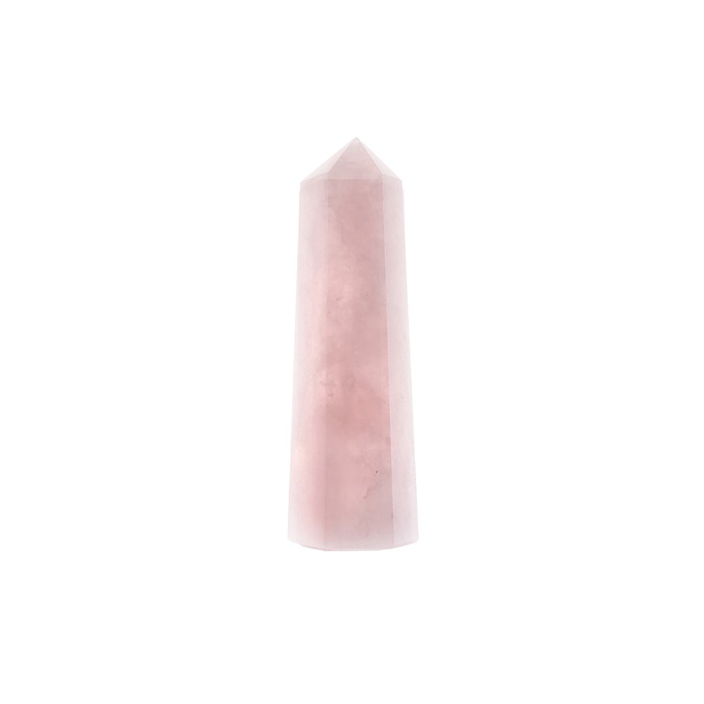 Punta de cuarzo rosa, pulida, 5,5 - 6,5 cm | Marco Schreier