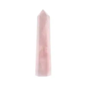 Point Rose Quartz polished, 9,6 - 10,5cm | wholesaler gems & healing stones