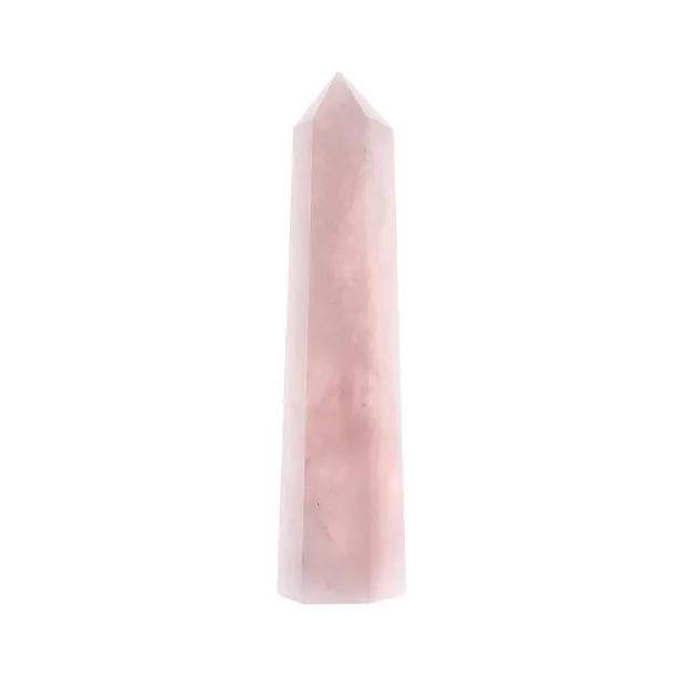Point Rose Quartz polished, 9,6 - 10,5cm | wholesaler gems & healing stones
