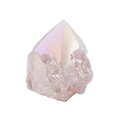 0513310012 Pizzo Quarzo rosa aura lucidato, 7 - 9 cm | grossista gemme e pietre curative