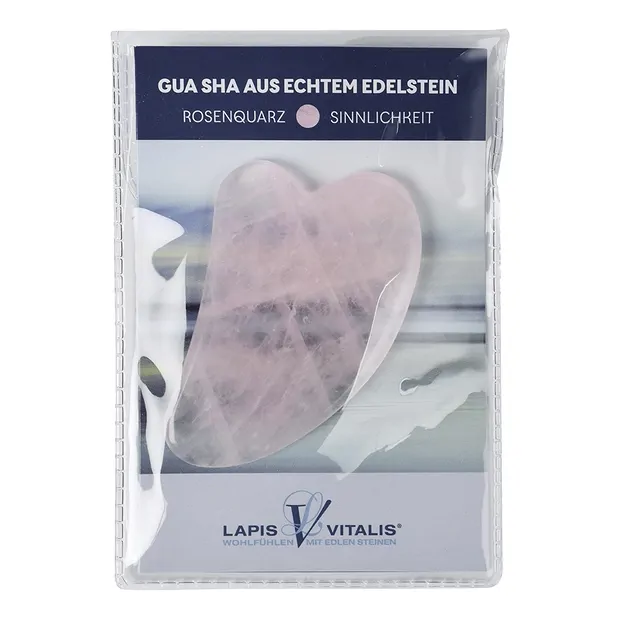 Gua Sha Rosenquarz | Marco Schreier Großhändler Edelsteine, Heilsteine & Schmuck