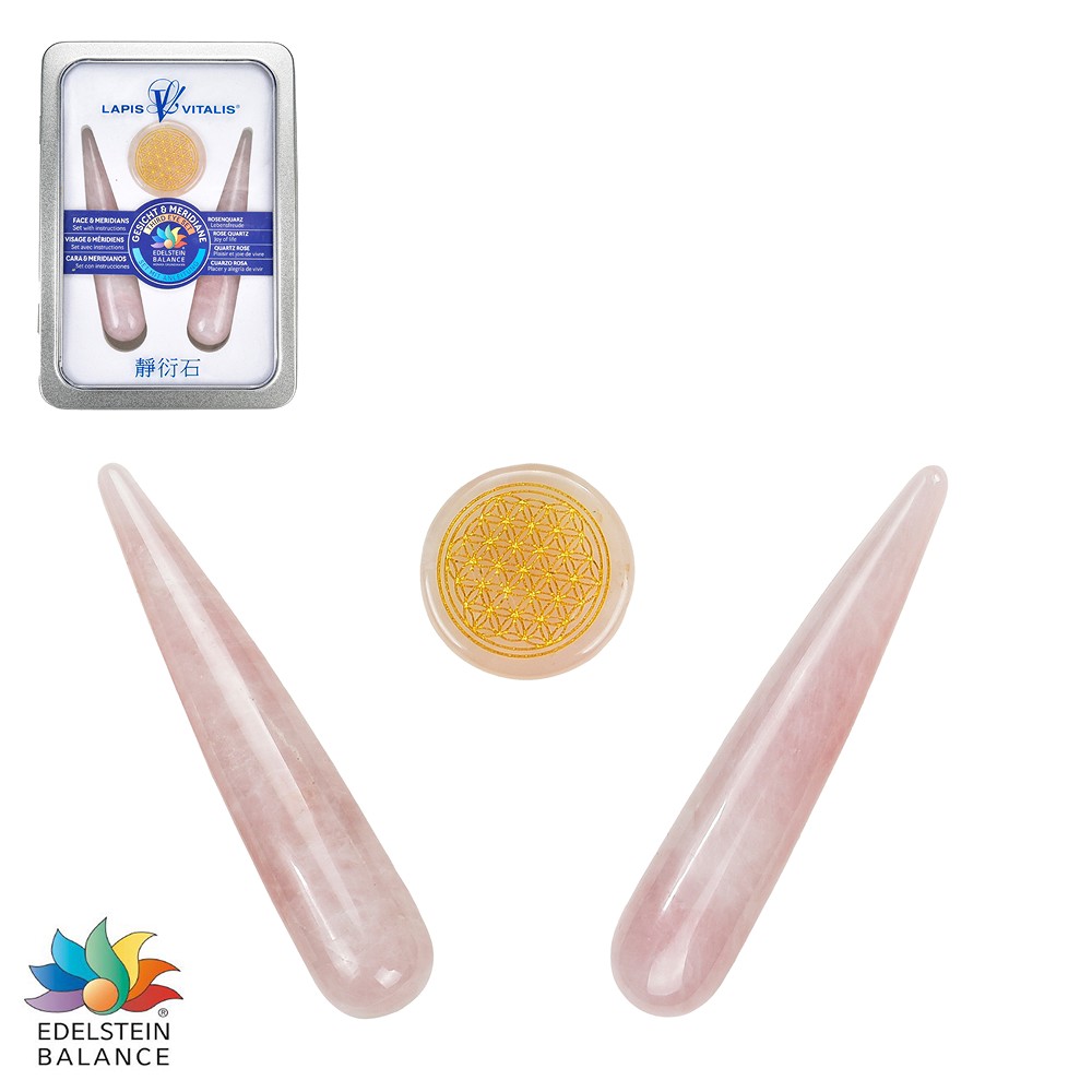 Set di meridiani in quarzo rosa (joie de vivre) | Marco Schreier