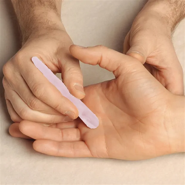 Massagegriffel Rosenquarz dick, in Geschenkdose | Marco Schreier